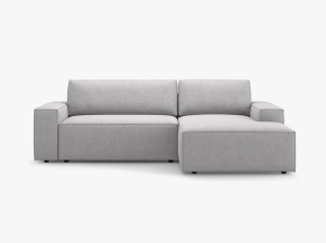 COLTAR EXTENSIBIL JODIE, DREAPTA, 3 LOCURI, 246 CM, DIVERSE CULORI SI MATERIALE, DESIGN DEOSEBIT - Img 9