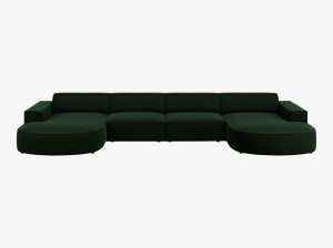 COLTAR JODIE, 6 LOCURI, 364 CM, DIVERSE CULORI SI MATERIALE, DESIGN DEOSEBIT - Img 6