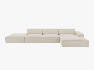 COLTAR JODIE, DREAPTA, 5 LOCURI, 341 CM, DIVERSE CULORI SI MATERIALE, DESIGN DEOSEBIT - Img 11