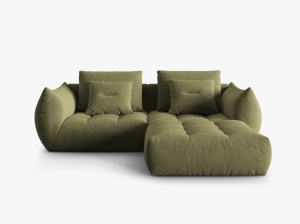 COLTAR MODULAR BLOOM DREAPTA, 3 LOCURI, 232 CM, DIVERSE CULORI SI MATERIALE, DESIGN DEOSEBIT - Img 8