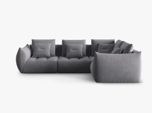 COLTAR MODULAR BLOOM DREAPTA, 4 LOCURI, 316 CM, DIVERSE CULORI SI MATERIALE, DESIGN DEOSEBIT - Img 1