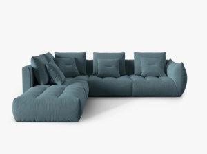 COLTAR MODULAR BLOOM STANGA, 4 LOCURI, 316 CM, DIVERSE CULORI SI MATERIALE, DESIGN DEOSEBIT - Img 9