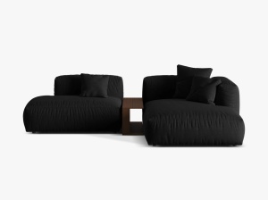 COLTAR MODULAR MARTINA DREAPTA, 2 LOCURI, 285 CM, DIVERSE CULORI SI MATERIALE, DESIGN DEOSEBIT - Img 7