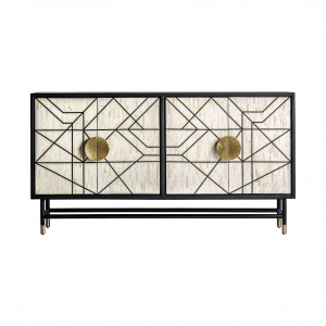 COMODA DELME REF. 26976, DIN METAL, MDF SI OS, STIL MODERN, VIC - Img 1