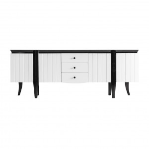 COMODA GAETA REF. 24836, DIN LEMN MASIV SI MDF, STIL MODERN, VIC - Img 1