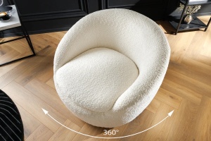 FOTOLIU ROTATIV, BABYLON 360 GRADE, MATERIAL BOUCLE ALB, ARTIM GROUP SELECTION - Img 7