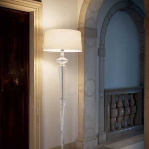 LAMPADAR FORCOLA PT1, ALB, DIN STICLA, STIL MODERN - Img 2