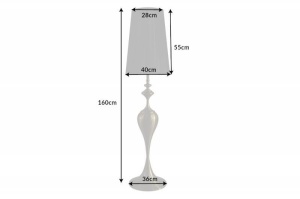 LAMPADAR,LUCIE, AURIU/NEGRU, 160CM, DIN METAL SI NAILON - Img 8