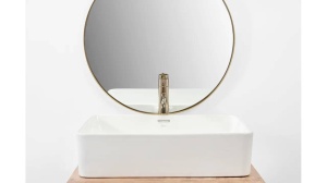LAVOAR REA BERTA, ALB, 56 CM, DIN CERAMICA, CALITATE SUPERIOARA - Img 3