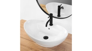 LAVOAR REA CINDY, 58,5 CM, DIN CERAMICA, CALITATE SUPERIOARA - Img 5