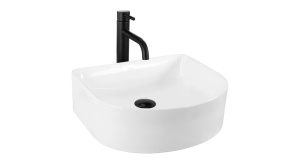 LAVOAR REA CLARA, ALB, 40 CM, DIN CERAMICA, CALITATE SUPERIOARA - Img 5