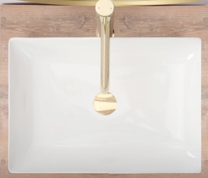 LAVOAR REA INGA, ALB, 51 CM, DIN CERAMICA, CALITATE SUPERIOARA - Img 4