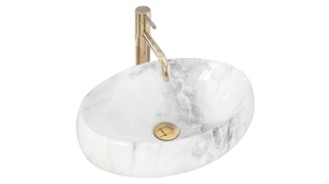 LAVOAR REA LINDA, EFECT DE MARMURA, 48,5 CM, DIN CERAMICA, CALITATE SUPERIOARA - Img 5