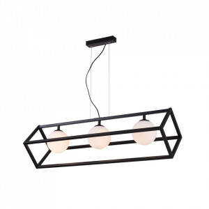 LUSTRA CUBE 1027E1, DIN METAL SI STICLA, STIL CLASIC, ALDEX - Img 1