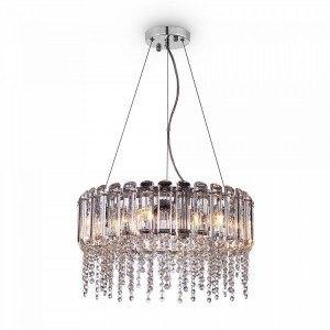 LUSTRA HAIL MOD097PL-06CH, DIN METAL SI STICLA, STIL MODERN, MAYTONI - Img 1
