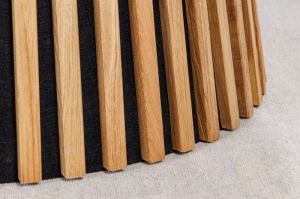 MASA DE SUFRAGERIE ROTUNDA, 140CM, STEJAR, MDF SI FURNIR, ARTIM GROUP SELECTION - Img 5