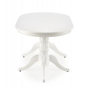 MASA DINING EXTENSIBILA JOSEPH, ALBA, 150/190 CM, BLAT DIN MDF SI PICIOARE DIN LEMN MASIV, STIL CLASIC, HALMAR - Img 7