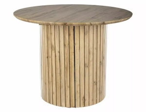 MASA DINING SOCRATES, 100 CM, STEJAR ARTISAN, BLAT DIN MDF, FURNIR SI CADRU DIN MDF, STIL MODERN - Img 2