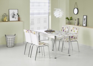 MASA EXTENSIBILA DE BUCATARIE STANBUL 1 - DESIGN MODERN - HALMAR - Img 1