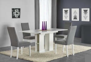 MASA EXTENSIBILA DINING KORNEL ALB DESIGN MODERN HALMAR - Img 1