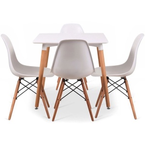 MASA SQUARE 80X80 TUI DIN LEMN SI MDF DESIGN SCANDINAV - Img 4