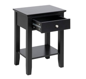 NOPTIERA LINNEA, NEAGRA, DIN MDF, STIL CLASIC B2 - Img 3