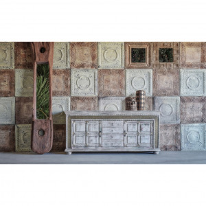 OGLINDA MILVIGNES REF. 22711, DIN MDF, METAL SI STICLA, STIL CLASIC, VIC - Img 3