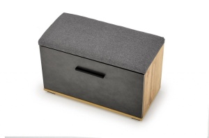 PANTOFAR LIMA ST-2, GRI/STEJAR WOTAN, DIN PAL MELAMINAT, STIL MODERN, HALMAR - Img 2