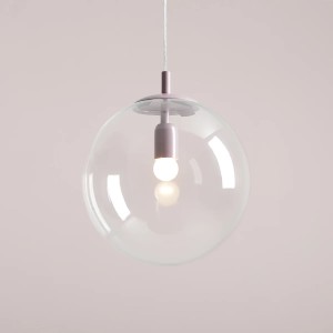 PENDUL GLOBE, 200 CM, LILIAC, DIN STICLA SI METAL, STIL MODERN - Img 2