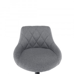 SCAUN DE BAR TERKAN, GRI/NEGRU, STIL MODERN, TK - Img 5