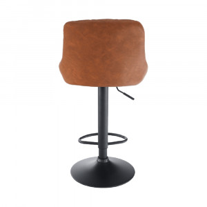 SCAUN DE BAR TERKAN, MARO/NEGRU, STIL MODERN, TK - Img 3