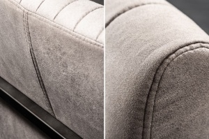 SCAUN, DESIGN INDUSTRIAL, BIG ASTON, TAUPE, DIN MICROFIBRA - Img 4