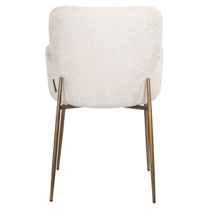 SCAUN DINING AMBER FUSION FIRE 02 CREAM, S4746, CONFECTIONAT DIN 100% POLIESTER, SPUMA SI METAL, RICHMOND INTERIORS - Img 2