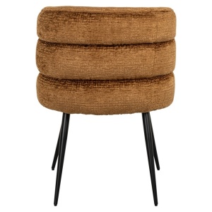 SCAUN DINING STELLA COGNAC FUSION 28, S4745, CONFECTIONAT DIN 100% POLIESTER, SPUMA, METAL SI LEMN DE PIN, RICHMOND INTERIORS - Img 2