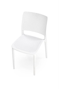 SCAUN TERASA K514, ALB, DIN POLIPROPILENA , STIL MODERN, SUPRAPOZABIL - Img 4