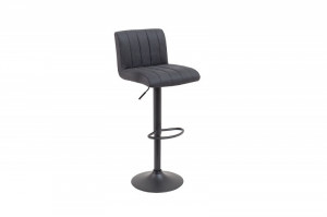 SET 2 SCAUNE DE BAR GRI PORTLAND 38457 - DESIGN VINTAGE - Img 3