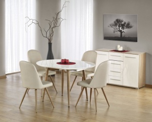 SET DINING MASA EXTENSIBILA EDWARD CU 6 SCAUNE K214 DESIGN MODERN - Img 2