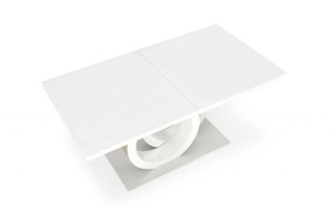 SET DINING - MASA EXTENSIBILA GALARDO, 160/200 CM+ 4 SCAUNE K501, NEGRU/AURIU , STIL MODERN, HALMAR - Img 7