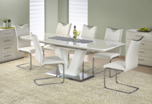 SET DINING, MASA EXTENSIBILA MISTRAL CU 6 SCAUNE K224, DESIGN MODERN, HALMAR - Img 2