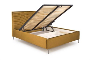 TABLIE PAT, MODULO W3 160, GALBEN MUSTAR, MONOLIT 48, TAPITATA IN CATIFEA - Img 3