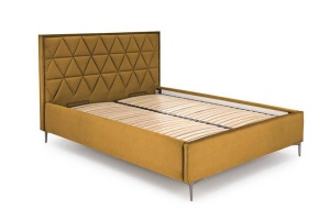 TABLIE PAT, MODULO W5 160, GALBEN MUSTAR, MONOLIT 48, TAPITATA IN CATIFEA - Img 5