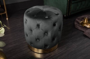 TABURET MODERN, BAROC 35CM, COD 4732, DIN CATIFEA, DESIGN DEOSEBIT - Img 2