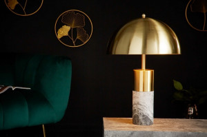VEIOZA MODERNA 52CM, DURLESQUE, COD 41404, STIL MODERN, REALIZATA DIN METAL SI MARMURA - Img 1