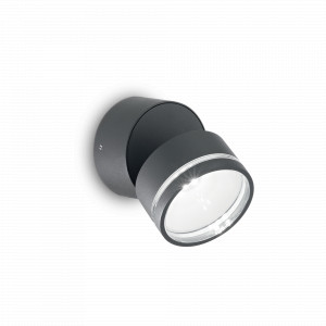 APLICA OMEGA OMEGA AP ROUND 3000K ANTRACIT STIL MODERN IDEAL LUX - Img 1