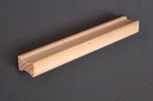 BIROU SERGIO, ANTRACIT/STEJAR WOTAN, DIN LEMN MASIV SI MDF FURNIRUIT, STIL MODERN - Img 7