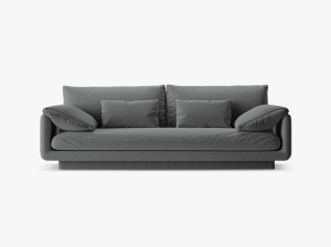 CANAPEA TORINO, 3 LOCURI, 220 CM, DIVERSE CULORI SI MATERIALE, DESIGN DEOSEBIT - Img 7