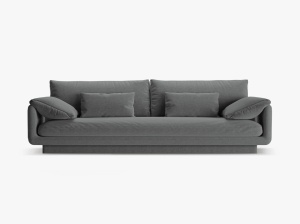CANAPEA TORINO, 4 LOCURI, 250 CM, DIVERSE CULORI SI MATERIALE, DESIGN DEOSEBIT - Img 7