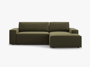 COLTAR EXTENSIBIL JODIE, DREAPTA, 3 LOCURI, 246 CM, DIVERSE CULORI SI MATERIALE, DESIGN DEOSEBIT - Img 5