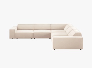 COLTAR JODIE, 6 LOCURI, 287 CM, DIVERSE CULORI SI MATERIALE, DESIGN DEOSEBIT - Img 4