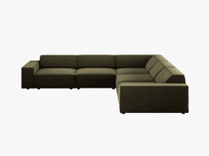 COLTAR JODIE, 6 LOCURI, 287 CM, DIVERSE CULORI SI MATERIALE, DESIGN DEOSEBIT - Img 6